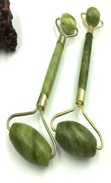 Facial Massage Jade Roller Double Head Massage Face Neck Massager Natural Jade Beauty Health Tools Face Massage Roller RRA31499763607