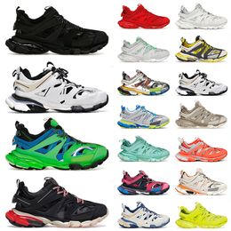 Platform Loafers Designer With Box 2024 Track 3 3.0 Mens Women Flat Tracks Black White Nylon Leather Tess.s. Runners Dhgate Luxurys Runner Trainers Gomma