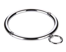 Metal Collar Bdsm Bondage Slave Fetish Necklace Stainless Steel Sex Toys For Couples Adult Sex Accessories For Woman J1906266225975