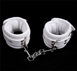 Loverkiss Sexy White Faux Leather s or Ankle s Slave Sex Game Fetish Toys Sex Bondage Restraints Sex Products Y181108027962924