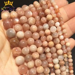 Necklaces Natural Sun Stone Beads Round Loose Spacer Beads for Jewellery Making Diy Bracelets Necklace 15inches Strands 4mm/6mm/8mm/10mm