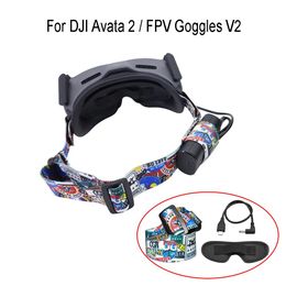 Goggles Headband Shading Pad Power Cable for DJI Avata Goggles 2 Glassess Accessories