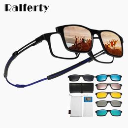 Sunglasses Ralferty Magnetic Reading Glasses Women Men Anti Blue Light Unisex Optical Prescription Sunglasses Anti Slip Chain 2020 A2503