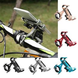 Cell Phone Mounts Holders 360 Degree Rotatable Bicycle Mobile Phone Holder Phone Stand Mountain Bike Handlebar Phone GPS Navigation Support Bracket YQ240110