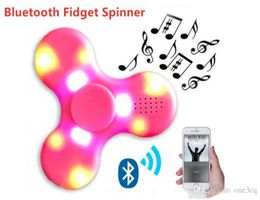 Optional Hand Spinner LED Light Bluetooth Spinner Metal Ball Bearings EDC Toy For Bluetooth Spinners gift9684370