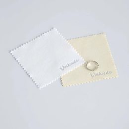 Jewellery 50 Sterling Silver Polishing Cloth Silver Colour Cleaning Cloths Soft Clean For Jewellery Tool Custom Logo Suede Cleaning Clothes