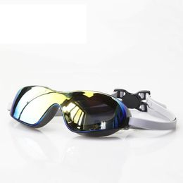 goggles Adult Large Rimmed Swim Glasses Electroplated Hd Antifog Silicone Goggles High Quality Fashion Goggles Manufacturer Wholesale