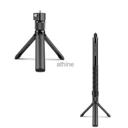 Selfie Monopods Rotary Handle Desktop Tripod Stand For Insta360 X3 Time Controller 110Cm 5-Section Selfie Stick Monopod Durable Easy To Use YQ240110