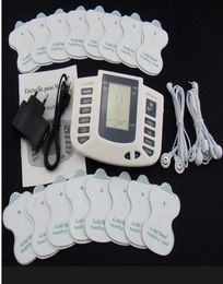 EMSTens unit Electronic Body Slimming Pulse Massage Pain Relief Acupuncture Therapy Machine with 16 pads6989954