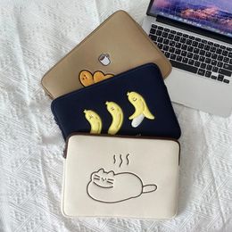 Computer Accessories Ins Cute Laptop Sleeves 13 133 14 15 156 Inch Cover for Macbook Air M2136 Pro16 Shockproof Pouch Bag 240109