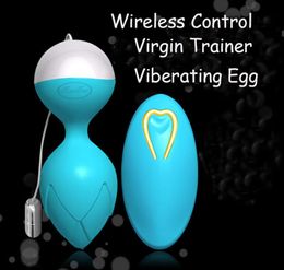 Wireless Remote Control Vibrating Egg Kegel Balls Sex Toys For Women Smart Bead Vagina Balls Virgin Trainer Sex Vibrator8142181