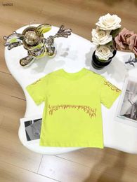 Fashion Baby T-shirts Line pattern design child tees Size 100-150 kids designer clothes summer boys girl Short Sleeve Jan10