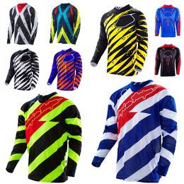 Cross-country motorcycle clothes men and women outdoor bicycle riding clothes long-sleeved motorcycle quick-drying T-shirt large size customization