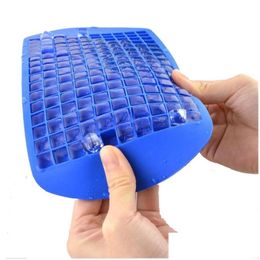 Other Bar Products 50Pcs 160 Grid Sile Ice Lattice Diy Mold Square Fruit Cubes Kitchen Accessories 50Pcs/Lot Drop Delivery Home Gard Dhyt7