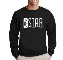 WholeThe Flash Star Lab Letters Printing Students Sweatshirt Men Autumn Round Neck Hoodies Casual Pullovers Brand Clothing5802200