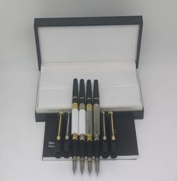 Luxury William Shakespeare 4 style Fountain Pen up black down white and goldsilverrose gold trim with Serial Number office schoo3778720