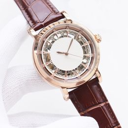 watch mens watches Automatic Mechanical Designer Wristwatch 42mm Leather Strap Waterproof Fashion Business High Quality Wristwatches New