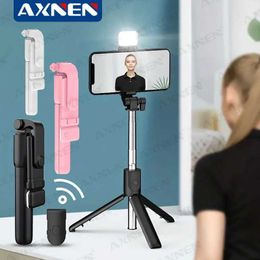 Selfie Monopods New Bluetooth selfie stick phone holder with expandable portable multifunctional mini tripod and wireless remote control shutter S2452207