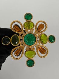 Brooches Mediaeval Jelly Old Glazed Large Brooch Can Be Used As A Pendant