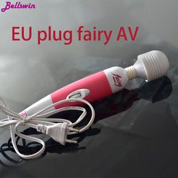 Europe plug Fairy av Sex Toy Powerful Multispeed Personal Massagers fairy mini Wand Women Vibrators For Female Y181026058982803