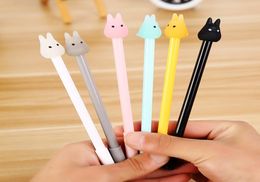 4 pcsLot Stationery Cute Totoro gel pens GelInk Pen Signature Pen Escolar Papelaria School Office Writing Supply Students Gift9201392