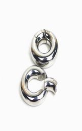 21 Sizes Scrotum Pendant Stainless Steel Cockrings Pressing Block Mini Glans Ring Penis Bondage Pendants Cockring Sex Toys for Men2674666