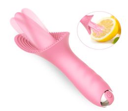 FLXUR 10 Modes Dildo Tongue Vibrator Nipple Massage Clitoris Stimulation Vagina Tightening Pussy Masturbator Sex Toys for Women MX5186316