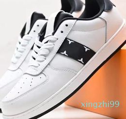 Flat sneaker Designer virgil trainer sneaker low casual shoes denim canvas leather abloh white green red blue letter overlays