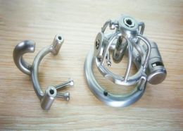 Ultra Short Chastity Lock Cage Bondage Male Device Gear Cock Stainless Steel Penis For Man Cbt Rod Dick8115164