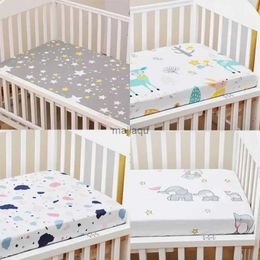 Bedding Sets Baby Bed Pure Cotton Fitted Sheet Bed Sheet Baby Mother and Baby Supplies Cartoon Cover Bed Cover Bedding SetL240110