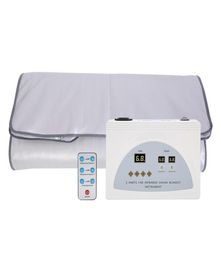 Quick effect 2 Zone Infrared Sauna Blanket FIR Far infrared Slimming heating SPA Therapy PORTABLE WEIGHT LOSS DETOX machine5371215