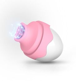 7 Frequency Oral Tongue Sucking Licking Vagina Massager Powerful Vibrating Clitoris Stimulator Magic Jumping Egg Bullet Vibrator Y5012633