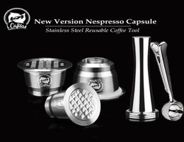 ICafilas For Nespresso Refillable Capsule Reusable Coffee Philtre Dripper Steel Cafeteira Capsulas De Cafe Recargables C10301482510