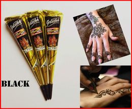 Black Indian Henna Tattoo Paste Body Art Paint Mini Natural Henna Paste for Body Drawing Temporary Draw On Body4270120