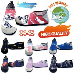 Sandals Swimming Soft Soled Anti-slip Aqua Unisex Quick-dry Surfing Breath Mesh Waters Beach Diving Sock Non-Slip Snorkeling rivers tracing