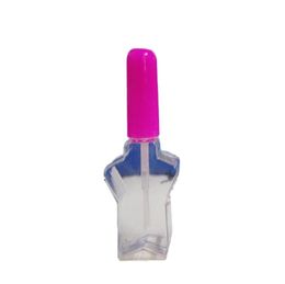 5g Mini Cute Clear Plastic Empty Star Shape Nail Polish Bottle With Cap Brush Plastic Nail Bottle For Children9295735