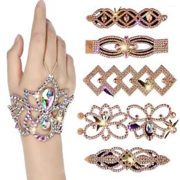 Charm Bracelets Women Belly Dance Bracelet Costume Accessories Boho Rhinestone Jewellery For Party Halloween Stage Show Bellydance