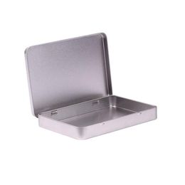 Packing Boxes Wholesale 100Pcs Metal Tin Box P O Postcard Large Rec Classic Sier Jewellery Holder Storage 170X13X26Mm Drop Delivery Of Dhq3O