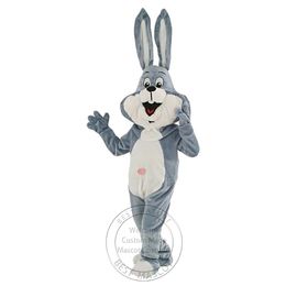 Halloween Super Rabbit mascot Costume for Party Cartoon Character Mascot Sale free shipping support customization