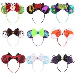 10Pcs/Lot Colors Mouse Ears Headband Women Festival Party Cosplay Hairband Girls Gift Kids DIY Hair Accessories Wholesale 240109
