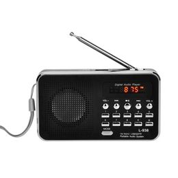 Radio Mini Stereo Speaker Mp3 Audio Player Fm Radio Digital Portable 3w 1.5 Inch Display Screen Sd Mmc Card Auxin Earphoneout L938