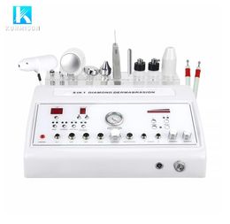 New 8 in 1 Ultrasonic BIO rf machine skin scrubber high frequency face lift diamond micro dermabrasion machine home use8933693