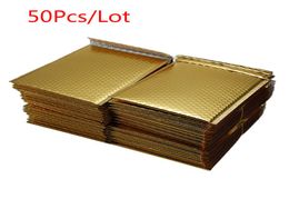 50 PCS Lot Different Specifications Gold Plating Paper Bubble Envelopes Bags Mailers Padded Envelope Bubble Mailing Bag7169410