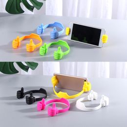 Big Thumbs Up Cell Phone Holder with Multi Colours Adjustable Universal Flexible Smartphone Stand for Mobile Phone and Mini Tablet