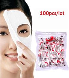 100Pcslot New Skin face Care DIY Facial Compressed Whitening Mask Paper Tablet Masque Mask via EMS9617716