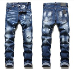 Hot Sale Mens Designer Jeans Motorcycle biker Skinny Straight Slim Washed Destroyed Scratched Cowboy Famous Biker Denim Distressed Ripped classic jeans