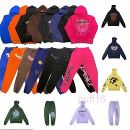 Spider Pink Mens Tracksuits Designer Sets Hoodie Pants Jacket Casual Sweatshirt Sp5der Young Thug Set Joggers Printing Sweatsuit 62Z2 62Z2 OVAT OVAT N4F9 YR ZOHA