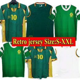 Retro man Cameroon 1990 1994 Milla Tataw Soccer Jerseys Vintage Football Shirt Classic Kit