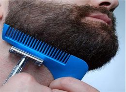 Beard Shaping Tool Styling Template BEARD SHAPER Comb for Template Beard Modelling Tools 10 Colours SHIP BY DHL5038897