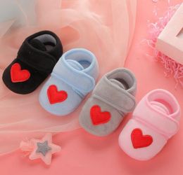 First Walkers Baby Shoes Soft Sole Toddler Baotou Cotton 3-6-12 Months Born Spring And Autumn 898